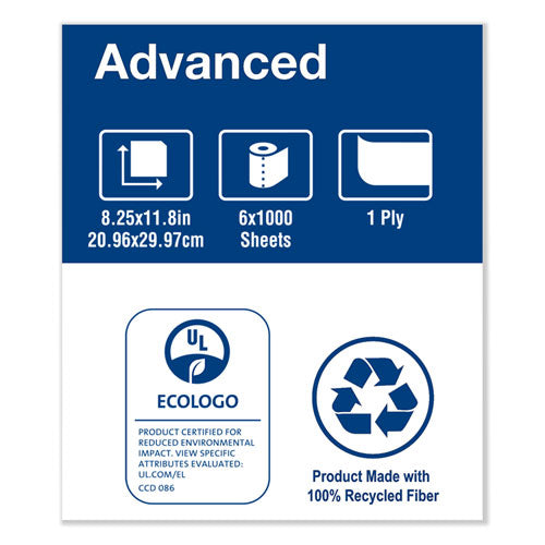 Tork® Advanced Centerfeed Hand Towel, 1-ply, 8.25 X 11.8, White, 1000-roll, 6-carton freeshipping - TVN Wholesale