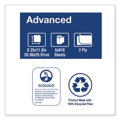Tork® Advanced Centerfeed Hand Towel, 2-ply, 8.25 X 11.8, White, 610-roll, 6-carton freeshipping - TVN Wholesale