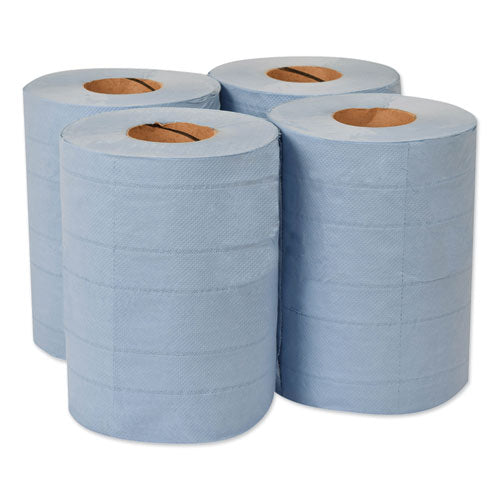 Tork® Industrial Paper Wiper, 4-ply, 10 X 15.75, Blue, 190 Wipes-roll, 4 Roll-carton freeshipping - TVN Wholesale
