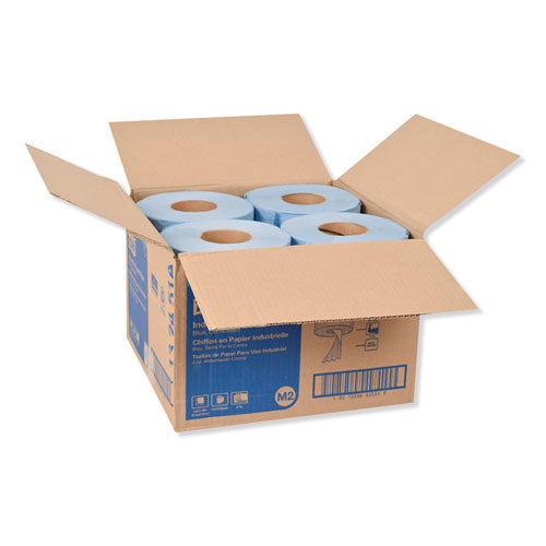 Tork® Industrial Paper Wiper, 4-ply, 10 X 15.75, Blue, 190 Wipes-roll, 4 Roll-carton freeshipping - TVN Wholesale