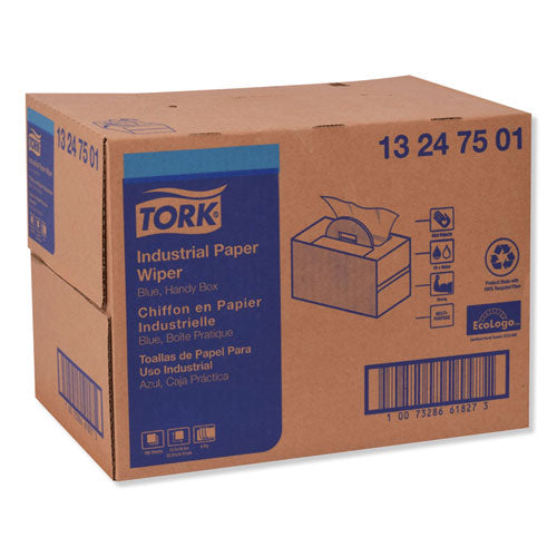 Tork® Industrial Paper Wiper, 4-ply, 12.8 X 16.5, Blue, 180-carton freeshipping - TVN Wholesale