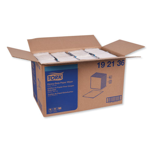 Tork® Heavy-duty Paper Wiper 1-4 Fold, 12.5 X 13, White, 56-pack, 16 Packs-carton freeshipping - TVN Wholesale
