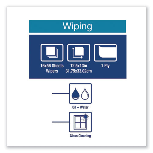 Tork® Heavy-duty Paper Wiper 1-4 Fold, 12.5 X 13, White, 56-pack, 16 Packs-carton freeshipping - TVN Wholesale