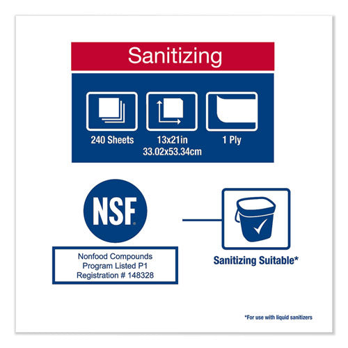 Tork® Foodservice Cloth, 13 X 21, Blue, 240-box freeshipping - TVN Wholesale