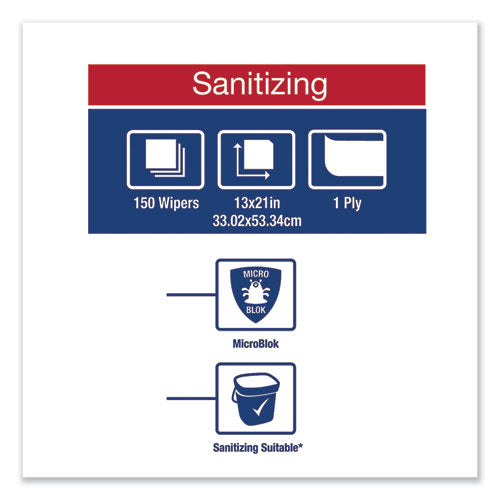 Tork® Foodservice Cloth, 13 X 21, Blue, 150-box freeshipping - TVN Wholesale