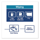 Tork® Basic Paper Wiper Roll Towel, 7.68" X 1150 Ft, Natural, 4 Rolls-carton freeshipping - TVN Wholesale