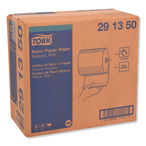 Tork® Basic Paper Wiper Roll Towel, 7.68" X 1150 Ft, Natural, 4 Rolls-carton freeshipping - TVN Wholesale