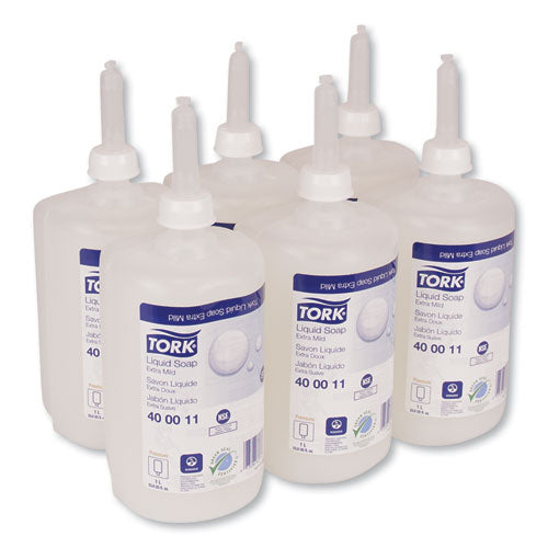 Tork® Premium Extra Mild Liquid Soap, Unscented, 1 L, 6-carton freeshipping - TVN Wholesale