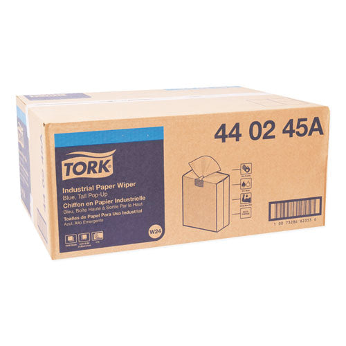 Tork® Industrial Paper Wiper, 4-ply, 8.54 X 16.5, Blue, 90 Towels-box, 10 Box-carton freeshipping - TVN Wholesale