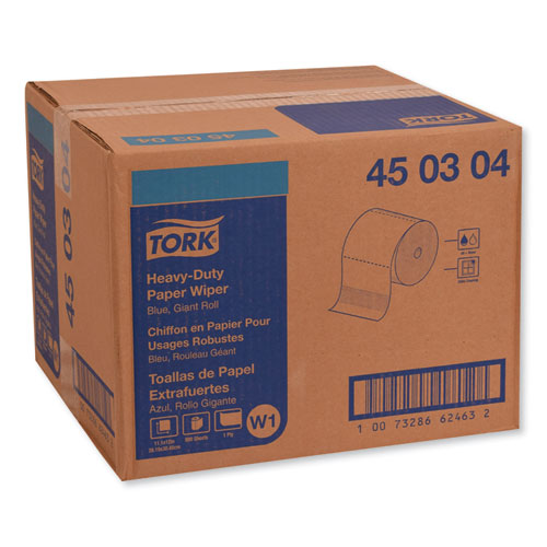 Tork® Heavy-duty Paper Wiper, 11.1" X 800 Ft, Blue freeshipping - TVN Wholesale