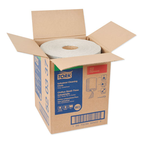 Tork® Industrial Cleaning Cloths, 1-ply, 12.6 X 10, Gray, 500 Wipes-roll freeshipping - TVN Wholesale