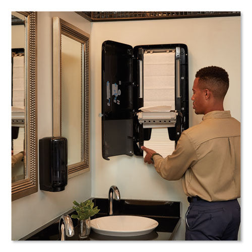 Tork® Peakserve Continuous Hand Towel Dispenser, 14.57 X 3.98 X 28.74, Black freeshipping - TVN Wholesale