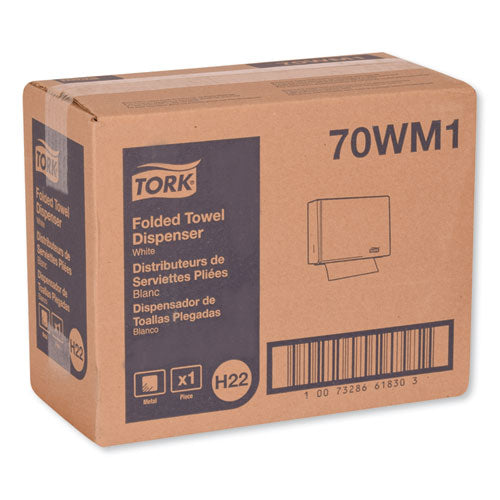 Tork® Singlefold Hand Towel Dispenser, 11.75 X 5.75 X 9.25, White freeshipping - TVN Wholesale