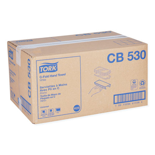 Tork® Universal C-fold Hand Towel, 1-ply, 10.13 X 12.75, White, 150-pack, 16 Packs-carton freeshipping - TVN Wholesale
