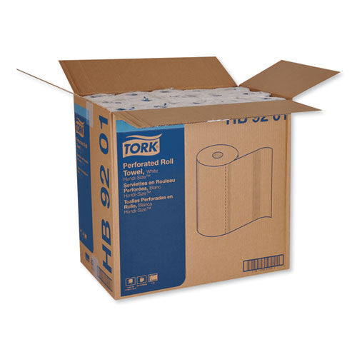 Tork® Handi-size Perforated Kitchen Roll Towel, 2-ply, 11 X 6.75, White, 120-roll, 30-carton freeshipping - TVN Wholesale