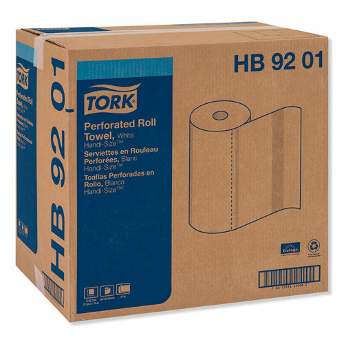 Tork® Handi-size Perforated Kitchen Roll Towel, 2-ply, 11 X 6.75, White, 120-roll, 30-carton freeshipping - TVN Wholesale