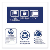 Tork® Universal Perforated Kitchen Towel Roll, 2-ply, 11 X 9, Natural, 210-roll,12 Rolls-carton freeshipping - TVN Wholesale