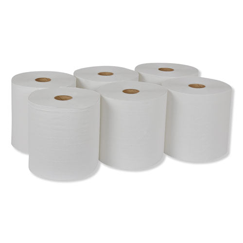 Tork® Universal Hand Towel Roll, 7.88" X 800 Ft, White, 6 Rolls-carton freeshipping - TVN Wholesale