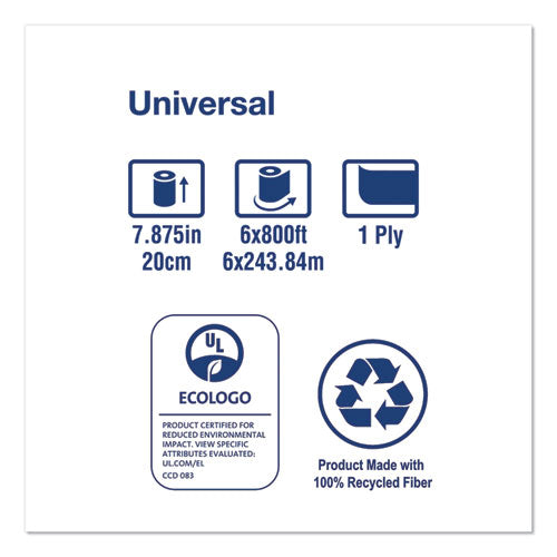 Tork® Universal Hand Towel Roll, 7.88" X 800 Ft, White, 6 Rolls-carton freeshipping - TVN Wholesale
