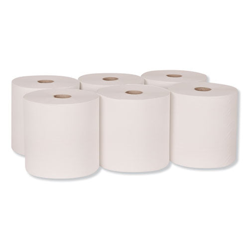 Tork® Advanced Hardwound Roll Towel, 7.88" X 800 Ft, White, 6 Rolls-carton freeshipping - TVN Wholesale