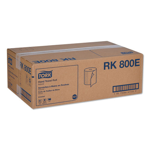 Tork® Universal Hardwound Roll Towel, 7.88" X 800 Ft, Natural, 6-carton freeshipping - TVN Wholesale