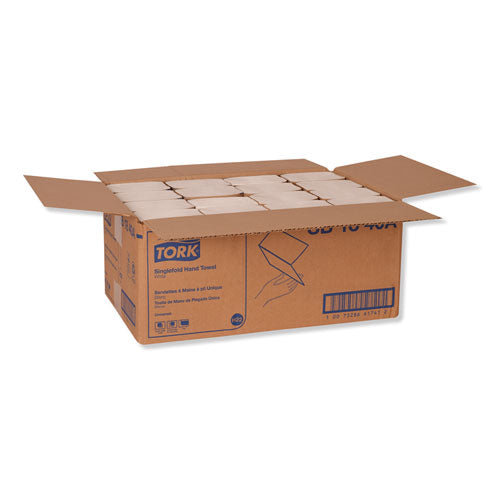 Tork® Universal Singlefold Hand Towel, 9.13 X 10.25, White, 250-pack,16 Packs-carton freeshipping - TVN Wholesale