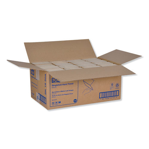 Tork® Universal Singlefold Hand Towel, 9.13 X 10.25, Natural, 250-pack, 16 Packs-carton freeshipping - TVN Wholesale