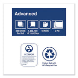 Tork® Advanced Bath Tissue, Septic Safe, 2-ply, White, 4" X 3.75", 500 Sheets-roll, 48 Rolls-carton freeshipping - TVN Wholesale
