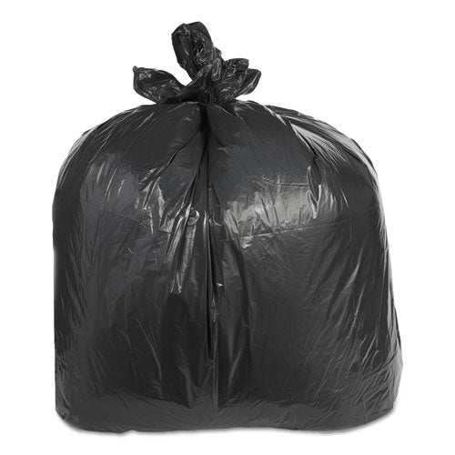 Trinity Plastics Low-density Can Liners, 60 Gal, 2.4 Mil, 38" X 58", Black, 100-carton freeshipping - TVN Wholesale