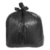 Trinity Plastics Low-density Can Liners, 60 Gal, 2.4 Mil, 38" X 58", Black, 100-carton freeshipping - TVN Wholesale