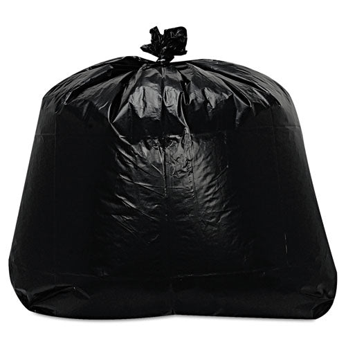 Trinity Plastics Low-density Can Liners, 56 Gal, 1.6 Mil, 43" X 47", Black, 100-carton freeshipping - TVN Wholesale