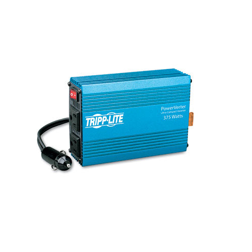 Tripp Lite Powerverter Ultra-compact Car Inverter, 375w, 12v Input-120v Output, 2 Outlets freeshipping - TVN Wholesale