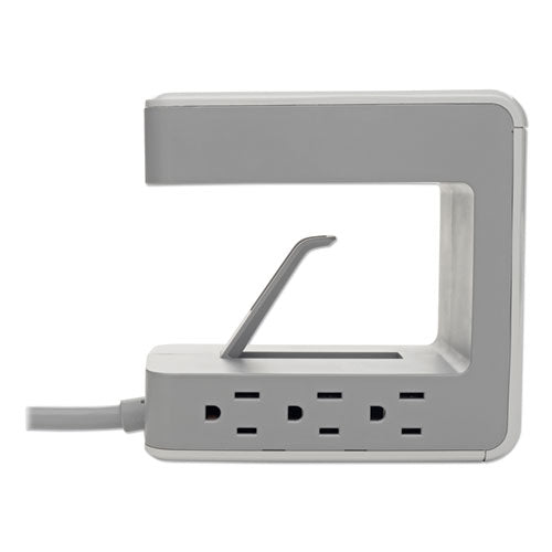 Tripp Lite Six-outlet Surge Protector With Two Usb-a And One Usb-c Ports, 8 Ft Cord, 1080 Joules, Gray freeshipping - TVN Wholesale