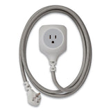 Habitat Premium Extension Cord + Usb, 6 Ft Braided Cord, 13 A, Tungsten