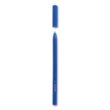 TRU RED™ Ballpoint Pen, Stick, Medium 1 Mm, Blue Ink, Blue Barrel, Dozen freeshipping - TVN Wholesale