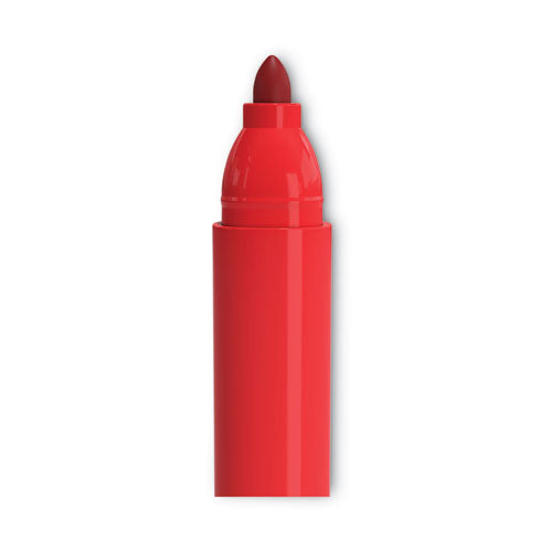 TRU RED™ Permanent Marker, Pen-style, Fine Bullet Tip, Red, Dozen freeshipping - TVN Wholesale