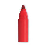 TRU RED™ Permanent Marker, Pen-style, Fine Bullet Tip, Red, Dozen freeshipping - TVN Wholesale