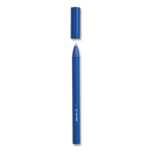 TRU RED™ Quick Dry Gel Pen, Stick, Medium 0.7 Mm, Blue Ink, Blue Barrel, 24-pack freeshipping - TVN Wholesale