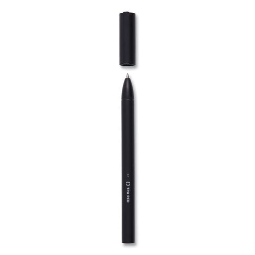 TRU RED™ Quick Dry Gel Pen, Stick, Medium 0.7 Mm, Black Ink, Black Barrel, 5-pack freeshipping - TVN Wholesale