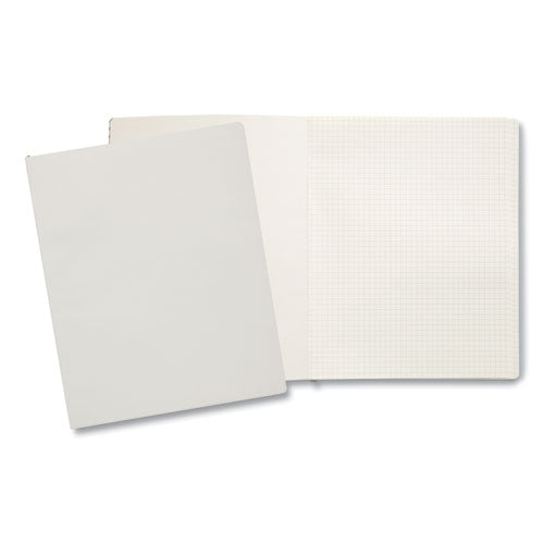 TRU RED™ Flexible-cover Business Journal, 1 Subject, Quadrille Rule, Gray Cover, 10 X 8, 96 Sheets freeshipping - TVN Wholesale