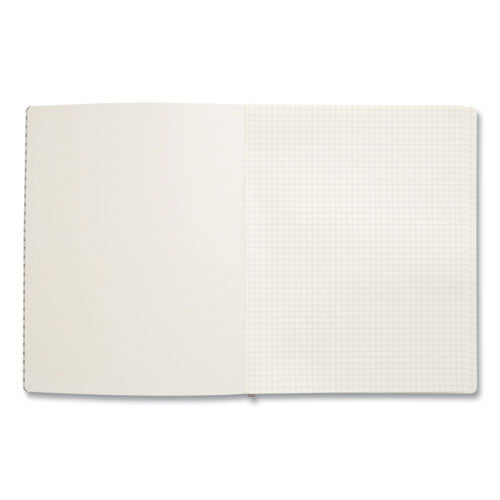 TRU RED™ Flexible-cover Business Journal, 1 Subject, Quadrille Rule, Gray Cover, 10 X 8, 96 Sheets freeshipping - TVN Wholesale