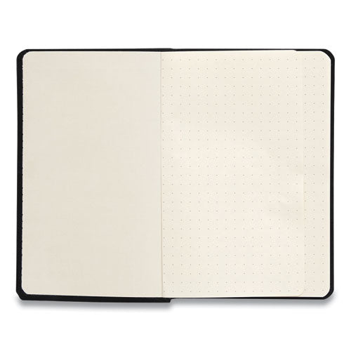 TRU RED™ Flexible-cover Business Journal, 1 Subject, Dotted Rule, Black Cover, 3.5 X 5.5, 128 Sheets freeshipping - TVN Wholesale