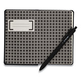 TRU RED™ Flexible-cover Business Journal, 1 Subject, Dotted Rule, Black Cover, 3.5 X 5.5, 128 Sheets freeshipping - TVN Wholesale