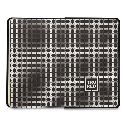 TRU RED™ Flexible-cover Business Journal, 1 Subject, Dotted Rule, Black Cover, 3.5 X 5.5, 128 Sheets freeshipping - TVN Wholesale
