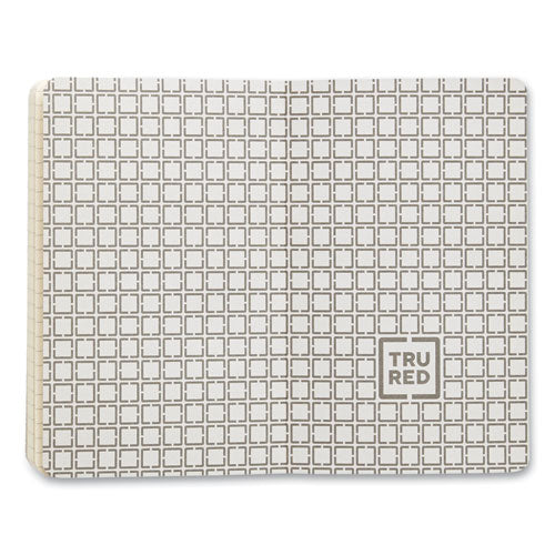 TRU RED™ Flexible-cover Business Journal, 1 Subject, Quadrille Rule, Gray Cover, 3.5 X 5.5, 96 Sheets freeshipping - TVN Wholesale