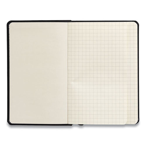 TRU RED™ Flexible-cover Business Journal, 1 Subject, Quadrille Rule, Black Cover, 3.5 X 5.5, 128 Sheets freeshipping - TVN Wholesale