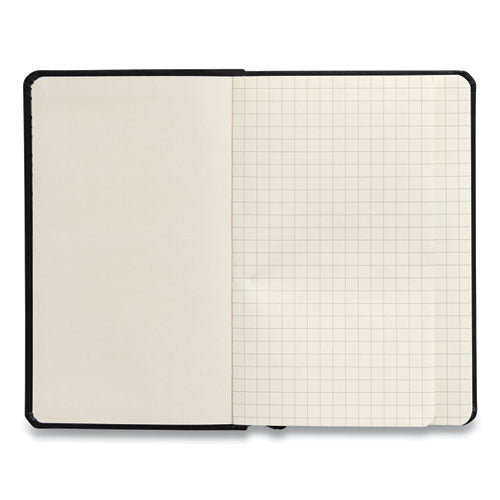 TRU RED™ Flexible-cover Business Journal, 1 Subject, Quadrille Rule, Black Cover, 3.5 X 5.5, 128 Sheets freeshipping - TVN Wholesale