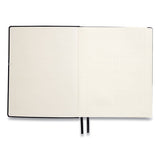 TRU RED™ Flexible-cover Business Journal, 1 Subject, Quadrille Rule, Black Cover, 10 X 8, 128 Sheets freeshipping - TVN Wholesale