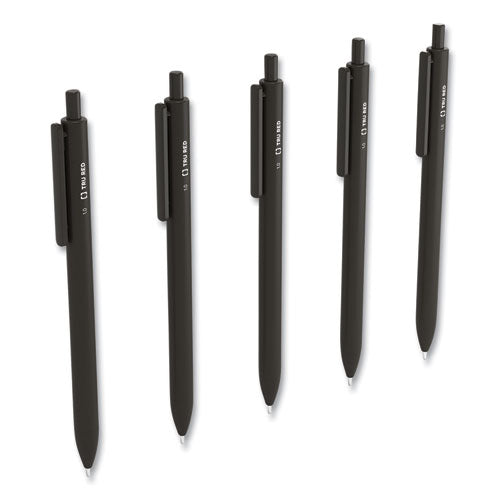 TRU RED™ Quick Dry Gel Pen, Retractable, Bold 1 Mm, Black Ink, Black Barrel, 5-pack freeshipping - TVN Wholesale