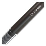 TRU RED™ Roller Ball Pen, Stick, Fine 0.5 Mm, Black Ink, Black Barrel, 3-pack freeshipping - TVN Wholesale